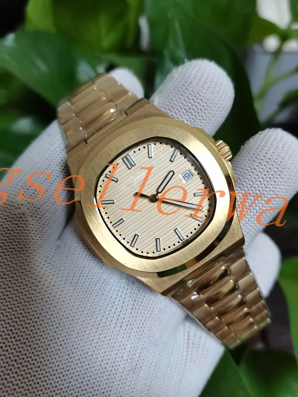 The latest model Classic Series -selling 18K Rose Gold Yellow Dial 40 5mm Asia 2813 Automatic Mechani 5711 Stainless Steel Aut251F