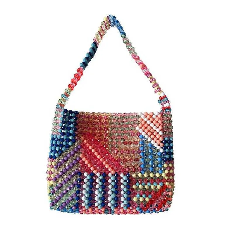 Torba showecomfort01 torby wieczorowe eleganckie koraliki perły torebki torebki damskie moda crossbody crossbody torebka