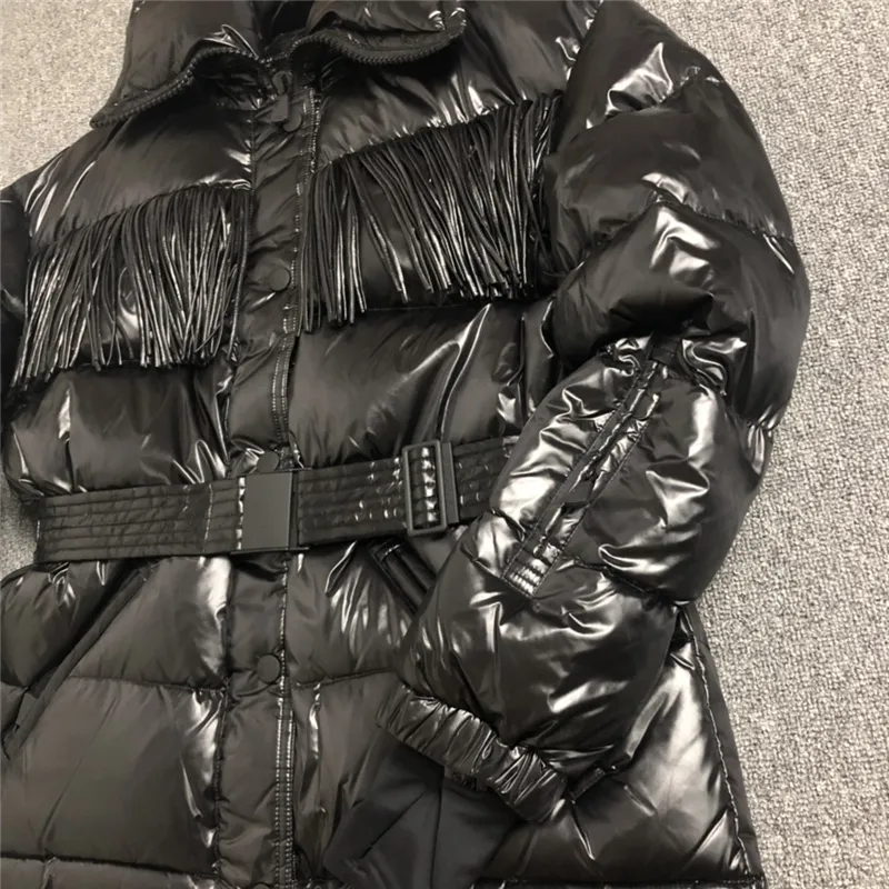 높은 품질의 여성 다운 재킷 새로운 겨울 두건이 워시 코트가 새겨진 90 % 화이트 오리 아래로 여성 패션 겨울 코트 200919