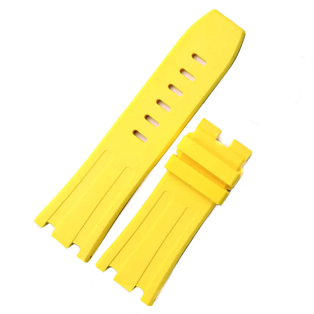 28mm natural silicone Black Blue Watch Rubber Band Watch Band For AP strap belt offshore oak on6255876