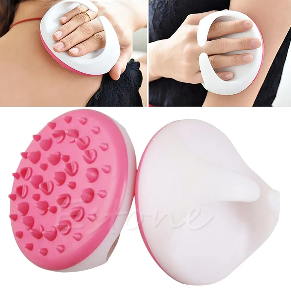 OOTDTY Handheld Bad Douche Anti Cellulite Full Body Massage Borstel Afslanken Schoonheid Z07 Drop Y1126305D