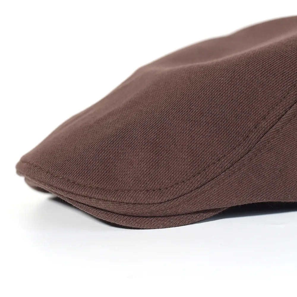 Coton réglable casquettes de gavroche hommes femme béret décontracté plat Ivy casquette doux couleur unie conduite Cabbie chapeau unisexe noir gris chapeaux 2012309O
