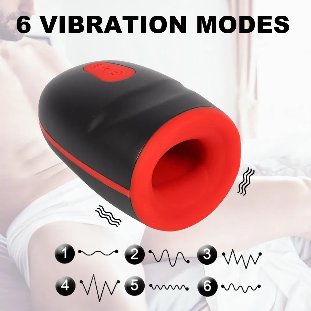 Masturbateur masculin automatique, machine stimulante de sexy oral pour les hommes, brinquedo adulto, aquecimento et masturbao da boca