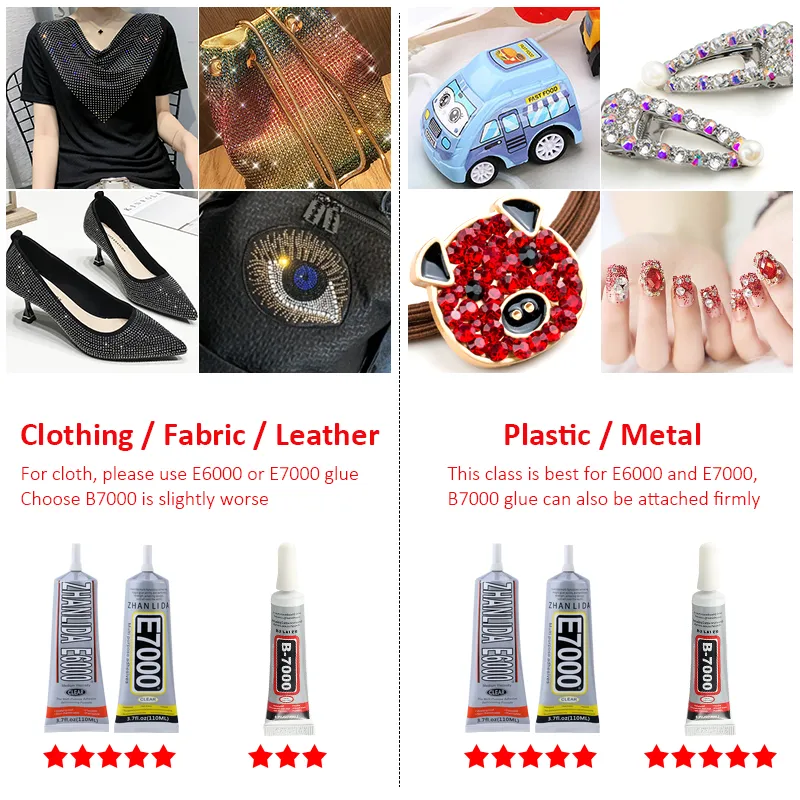 10/15/110ml 3 kinds of glue Rhinestone clothing fabric special glue adhesive  glass glue repair