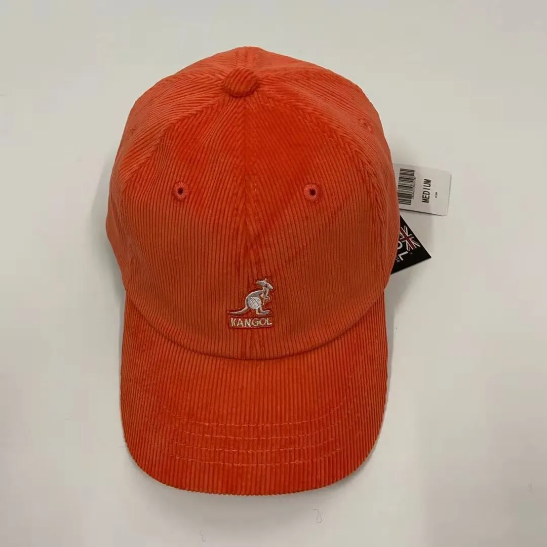 2021 nueva gorra de béisbol Kangol con patrón de animales, sombreros para el sol, sombreros de lona a la moda para viajes, gorra de pana, sombreros ajustables para hombres y mujeres C0123