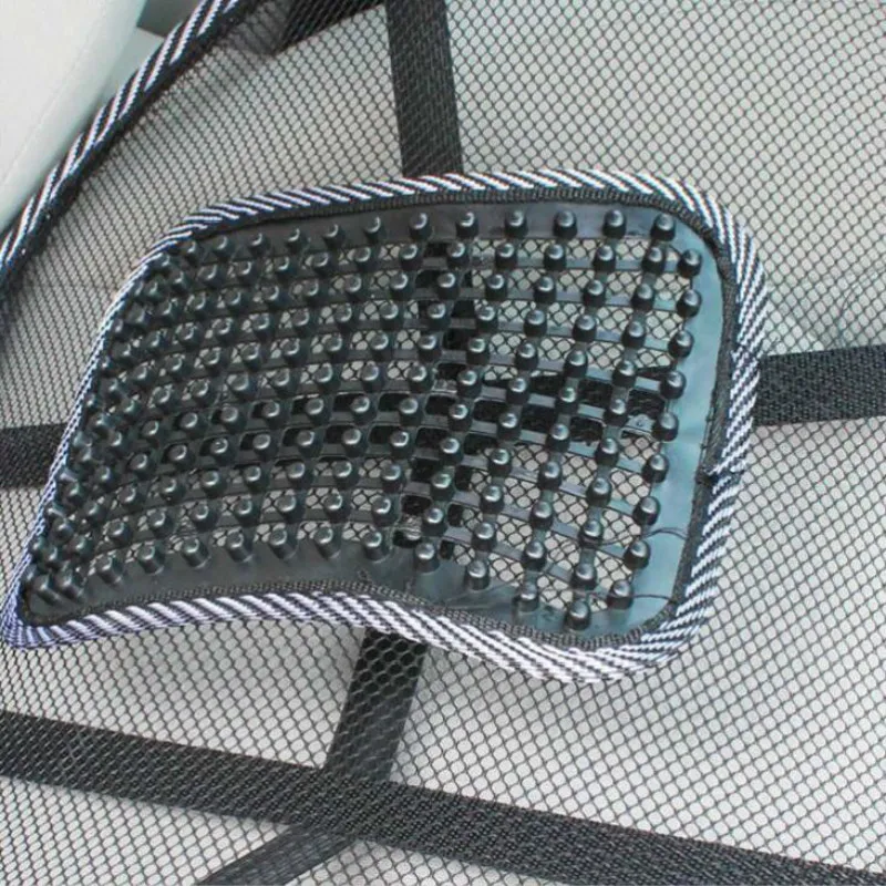 Supporto posteriore della sedia Massage Cuscino Mesh Relief Lumbar Brace Auto Truck Office Cush Cushion sedile sedia a supporto lombare Support Sedia 7887426