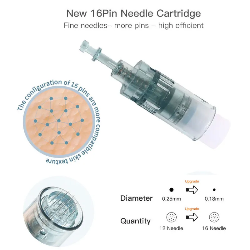 Dr pen M8 Cartridges Bayonet Micro Needles 11Pin 16Pin36Pin 5D Nano Round Microneedles MTS 220224230y