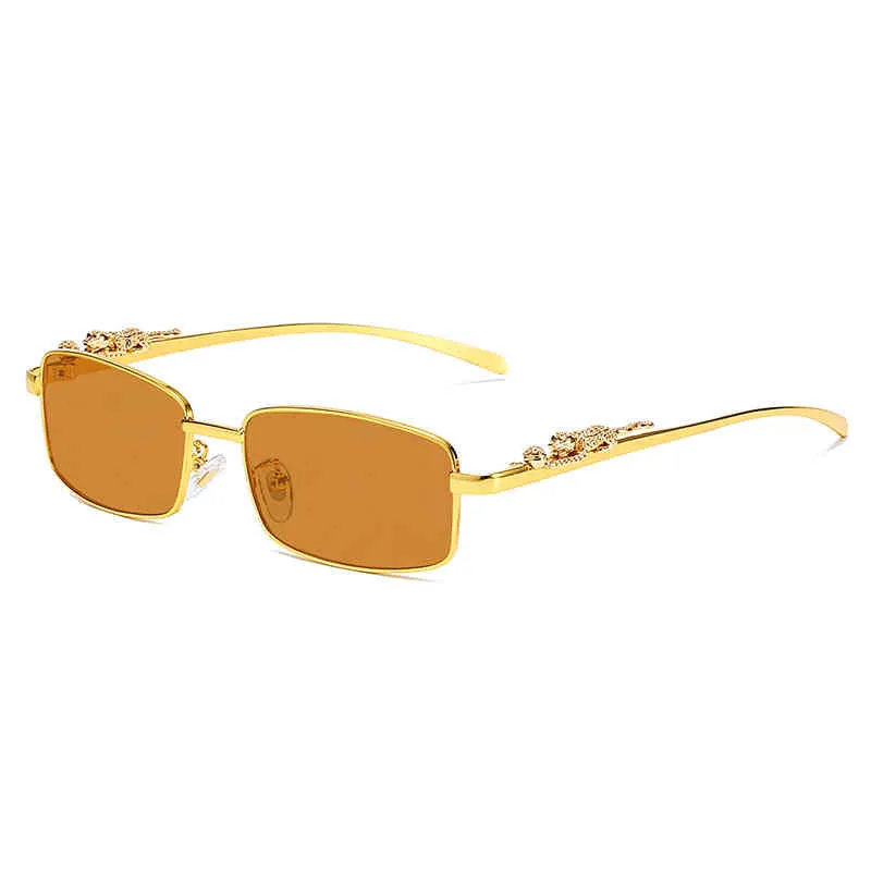 2024 Top designers 10% rabatt på lyxdesigner Nya herr- och kvinnors solglasögon 20% rabatt på mode Full Frame Metal Head Box Cheetah Optiska glasögon