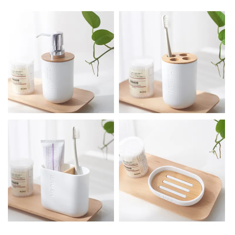 3-Bamboo-Soap-Dish-Soap-Dispenser-Toothbrush-Holder-Soap-Holder-Bathroom-Accessories