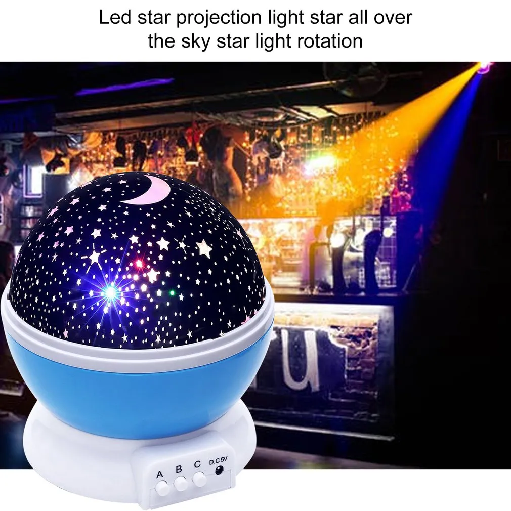 Proiettore cielo stellato Lampada notturna cosmo romantico Lampada da proiezione a LED Decorazione camera da letto Regalo portatile decorazioni la casa