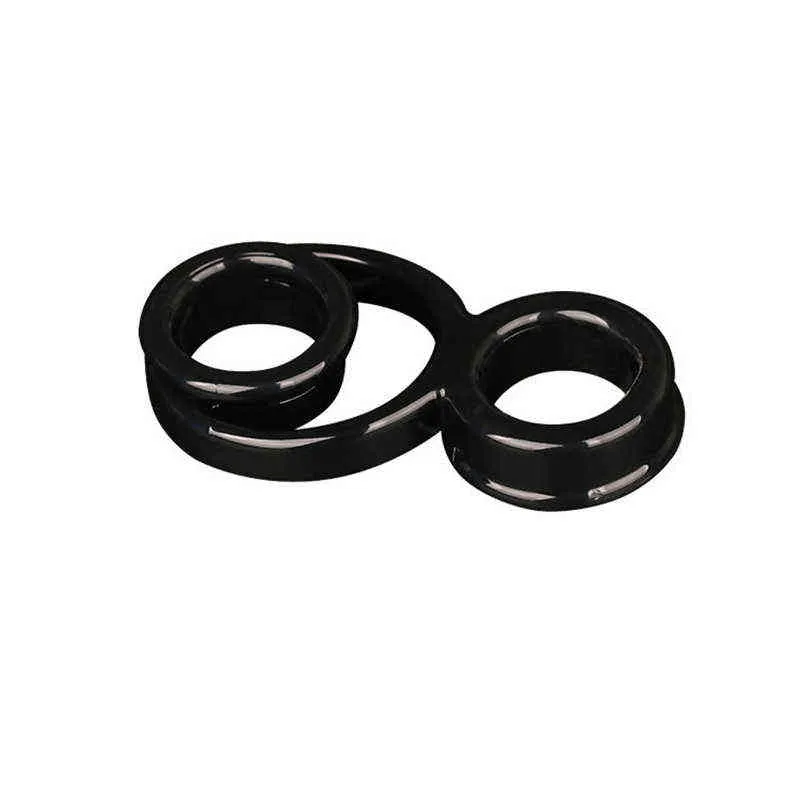 NXY Cockrings No Vibrator Penisrings Scrotum Cockring Sex Toys for Men Male Delay Ejaculation Strapon Double Ring on Penis Erotic Shop 0214