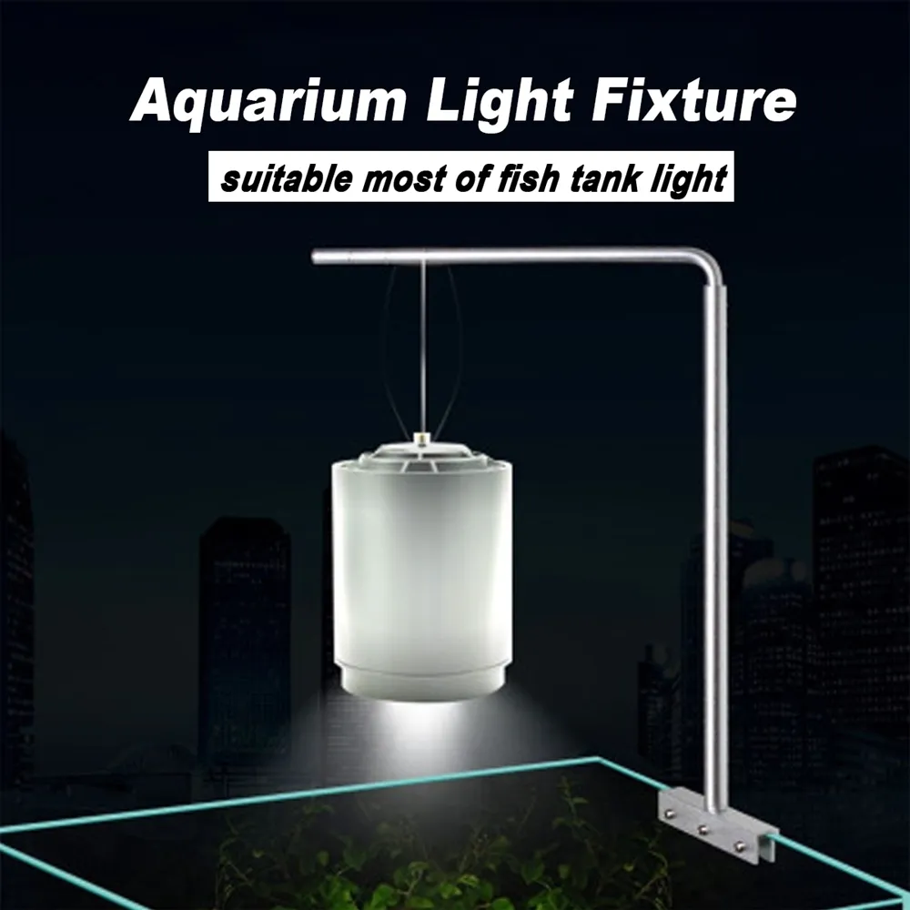Rium LED Light Hanging Lamp Fiture Standen voor Fish Tank Armatures Aluminium Support Hanger veilig Y200917