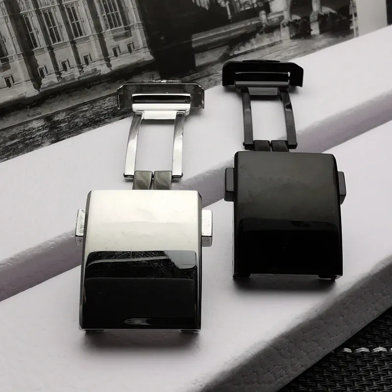 Boucle en acier inoxydable de qualité supérieure pour bracelet de montre Bre-itling 20 20mm polissage mat fermoir à clic bracelet de montre strap2327