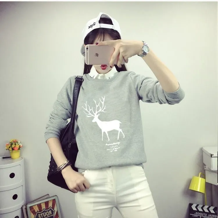 kawaii harajuku ￶verdimensionerade hoodies vinterkl￤der streetwear kvinnor koreansk stil l￥ng￤rmad kl￤der kvinnor avslappnade tr￶jor toppar 201203