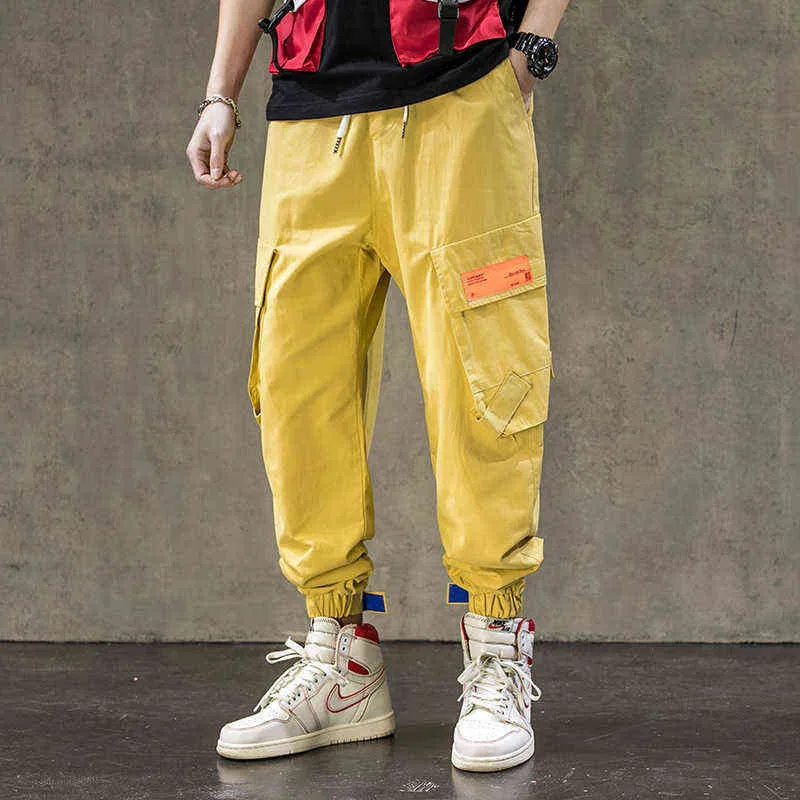 SingleRoad Mens Cargo Hosen Männer Mode 2021 Frühling Baggy Jogger Männlichen Hip Hop Koreanische Japanischen Streetwear Hosen Hosen Für Männer h1223