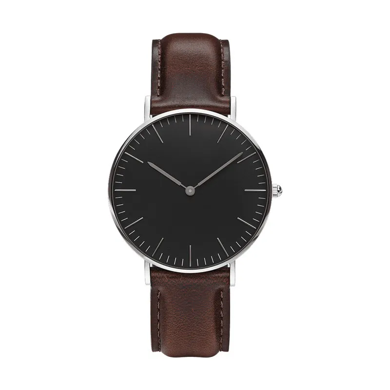 Продам роскошные мужские часы 40 мм, новые женские модные часы 36 мм, кварцевая кожа, нейлоновый ремешок montre de luxe235D