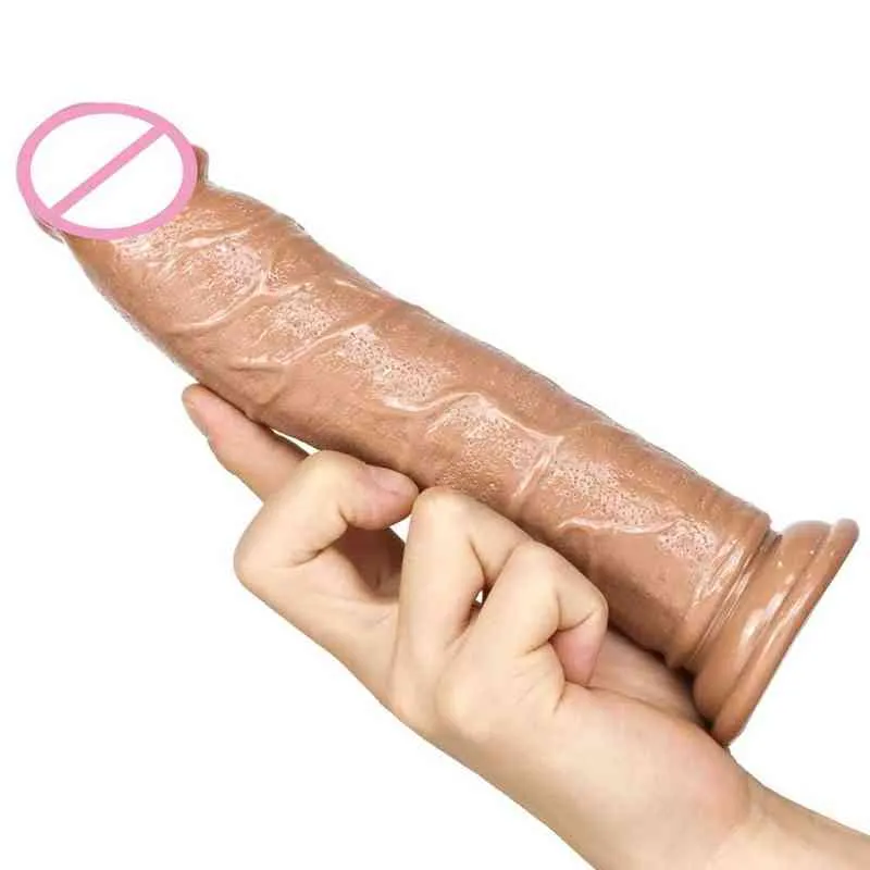 NXY Dildos Anal Toys Straight General Egg Free Penis Crystal Simulation Transparent Wearing Lesbian Masturbation Device False Adult 0225