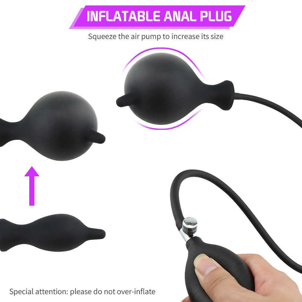 2022Massage Gonflable Plug Anal Butt Plug Stimulateur De Prostate Dispositif De Masturbation Féminine Gspot Vagin Masseur Érotique Sex Toys f6416817