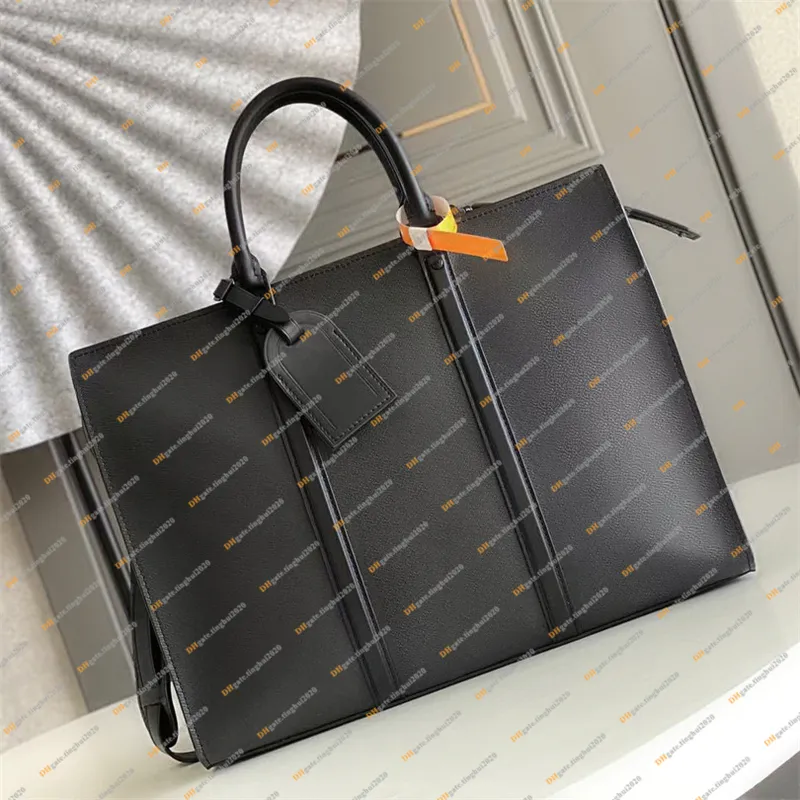 Men Fashion Casual Designe Luxury SAC PLAT HORIZONTAL ZIPPE Briefcase Computer Bag TOTES Handbag High Quality TOP 5A M45265