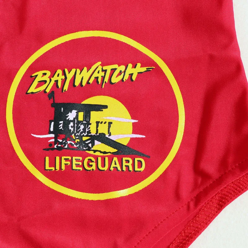 Bfustyle Classic usa baywatch zwempak vrouwen sexy rood badpak één stuk bather badmode string zwempakken t2001142837490
