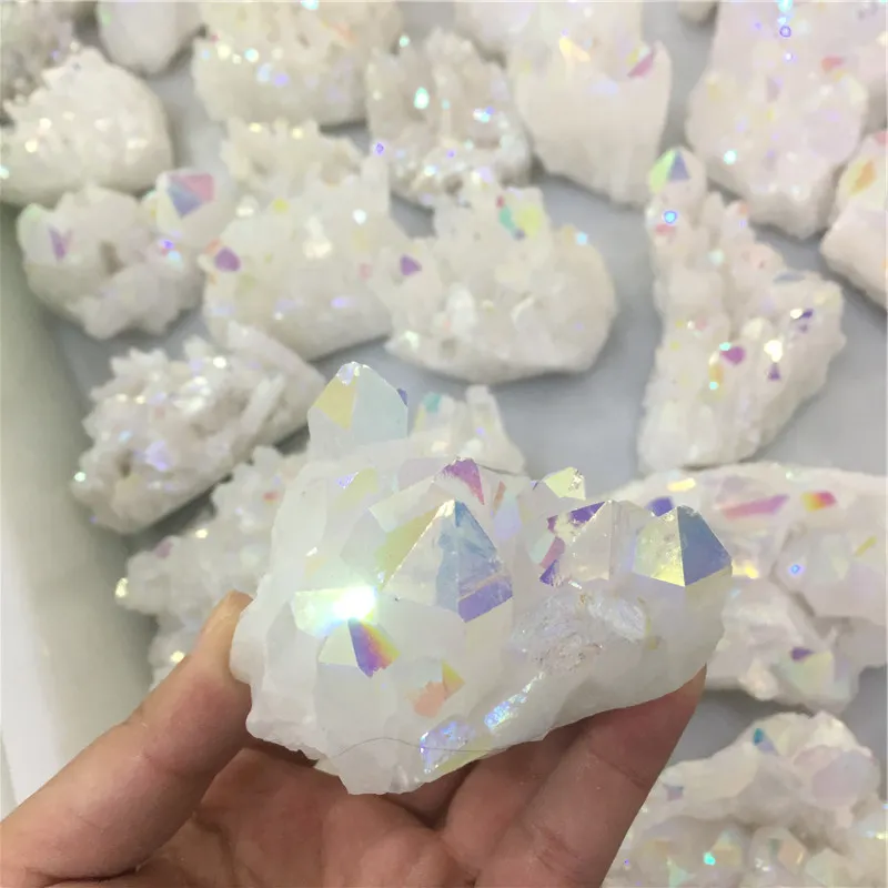 500 g całego białego anioła kwarcowego kwarcowego klastra kryształowego Crystal Crystal 2011257241880