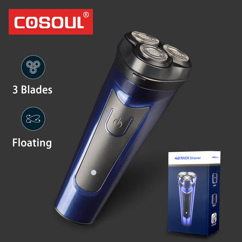 COSOUL Electric Shaver for Men Razor Beard Trimmer Epilator Clipper Trimmer Shaving Machine Safety Remove Beard Shaver 220211