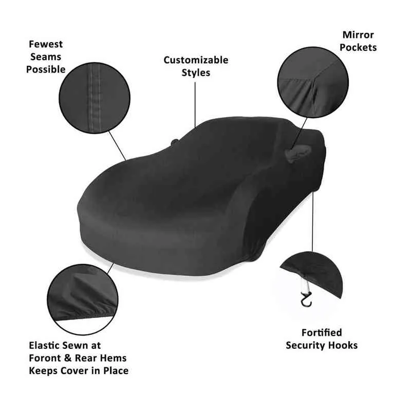 يونيفرسال سيارة يغطي القماش تمتد الملابس الخاصة الملابس السيارات غطاء السيارات داخلي الغبار مقاوم شطحية مضادة للأشعة فوق البنفسجية حماية W220322