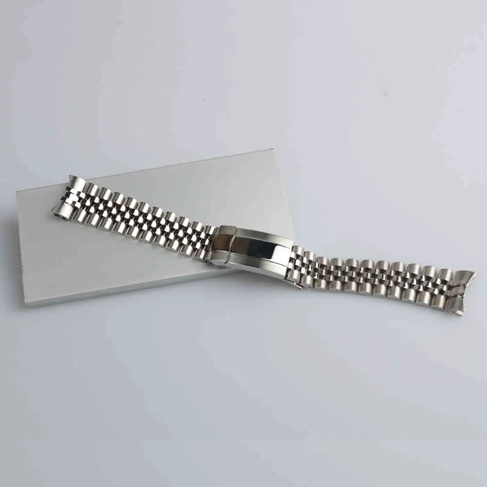 Высококачественный 316L Solid Vint Links Braf Bracelet Jublee с 20 -миллиметровой серебряной застежкой для Master II3793817