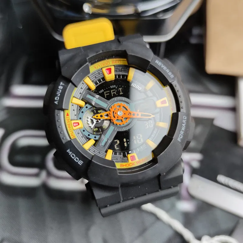 Venta de Relojes THOCK para Hombres, reloj de diseño de estilo deportivo al aire libre, Relojes de pulsera electrónicos multifunción, Relojes Hombre265D