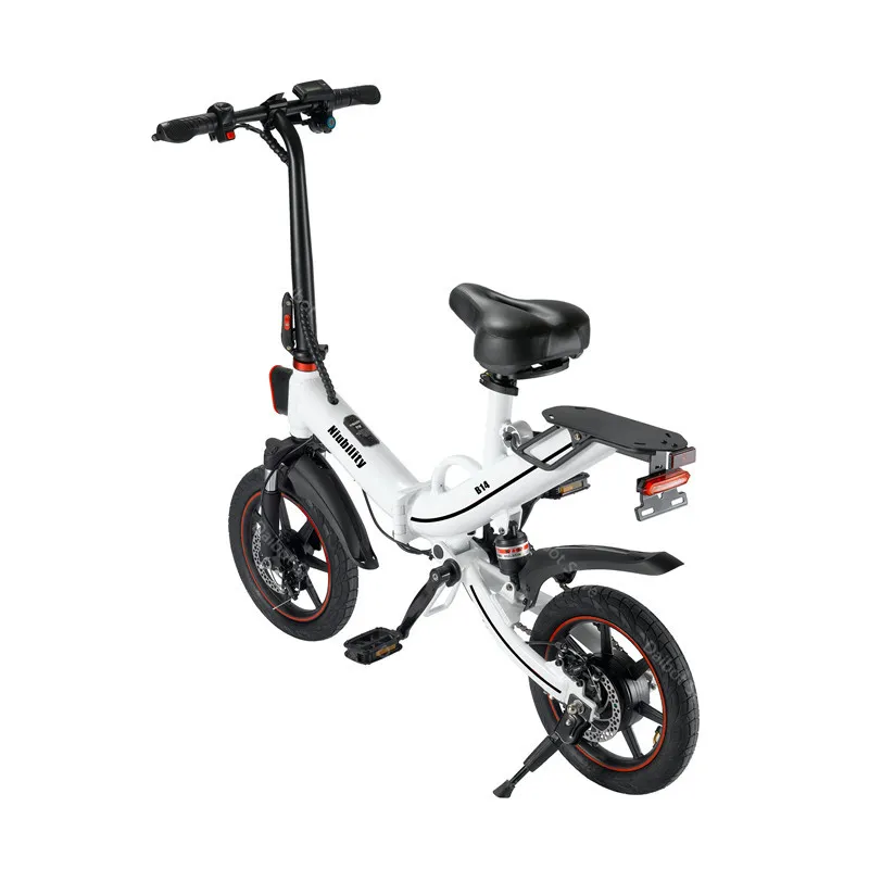 New Electric Mini Bike Electric Bicycles Brushless Motor 400W 48V Full Folding Electric E Bike Bicycle APP Control EU Stock (25)