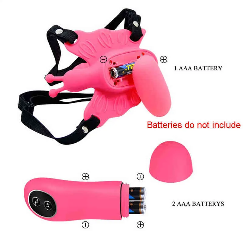 NXY Vibrators Wireless Remote Control Harness Strap on Panty Butterfly Vibrator Women Invisible Wearable g Spot Clitoral Stimulator Vibrators 0105
