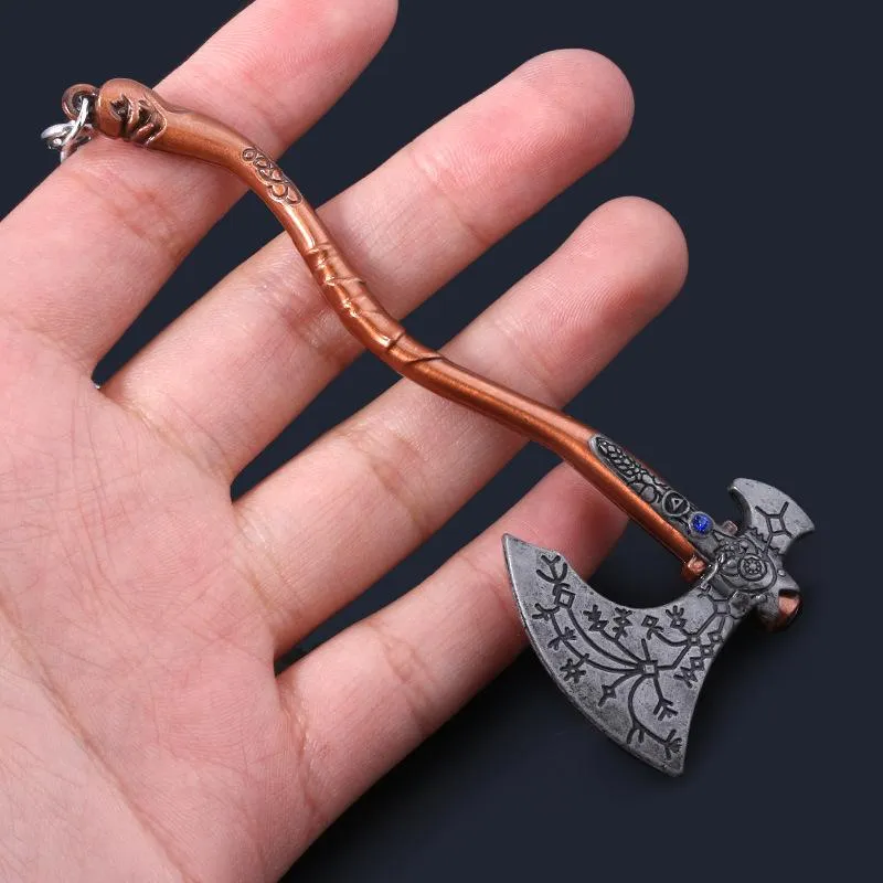 Keychains God of War 4 Kratos Sword Keychain Pendant Keyring Jewelry Men and Women Car Key Chain Accessories275s