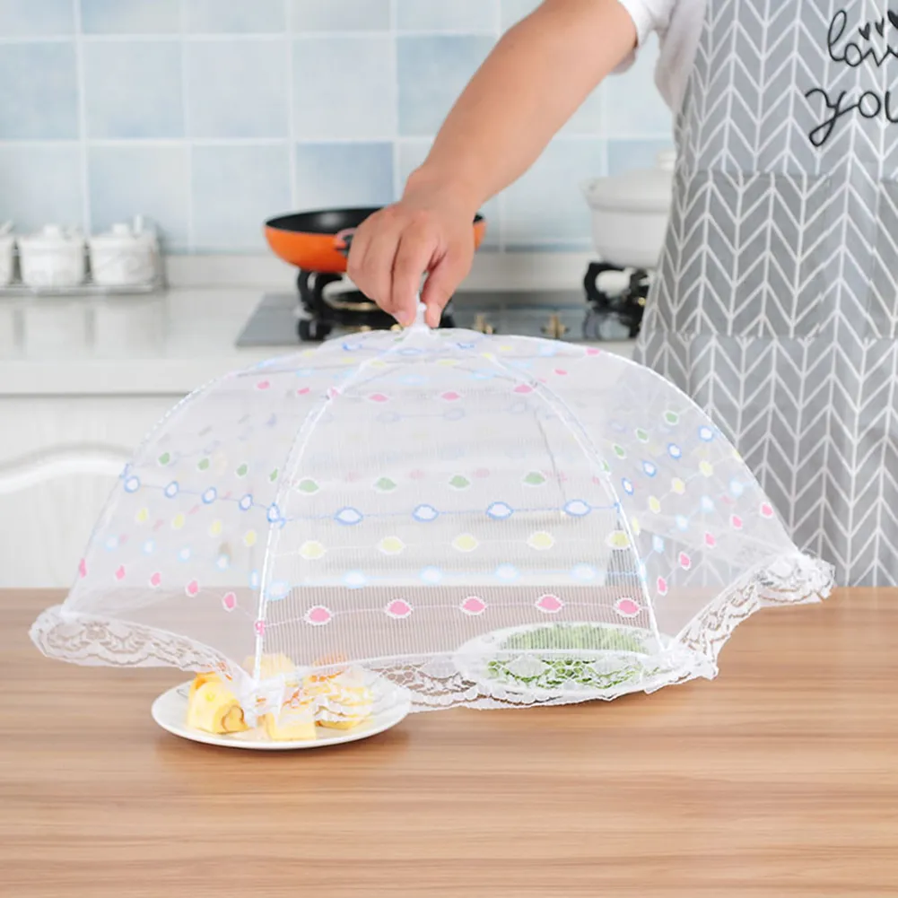 Foldable Dustproof Bug Net Mesh Umbrella Kitchen Dish Cover Tent Tool Factory price expert design Quality Latest Style Original Status