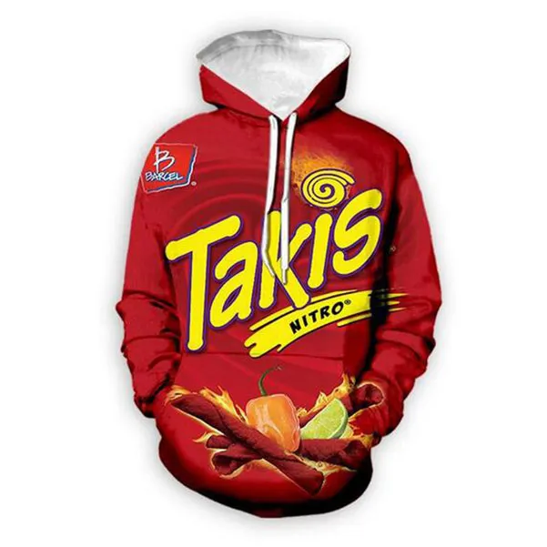 New Men/Womens Takis Funny 3D Print Fashion Tracksuits Hip Hop Pants + Hoodies MH094