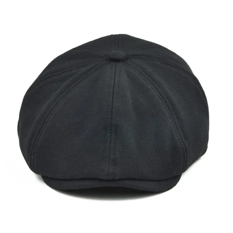 sboy hats sboy voboom wielki rozmiar czarny bawełniany płaska czapka beret boina cabbie kierowca golf mężczyzna kobiety 8 Panel Elastic Band Duckbill Ivy 32270S