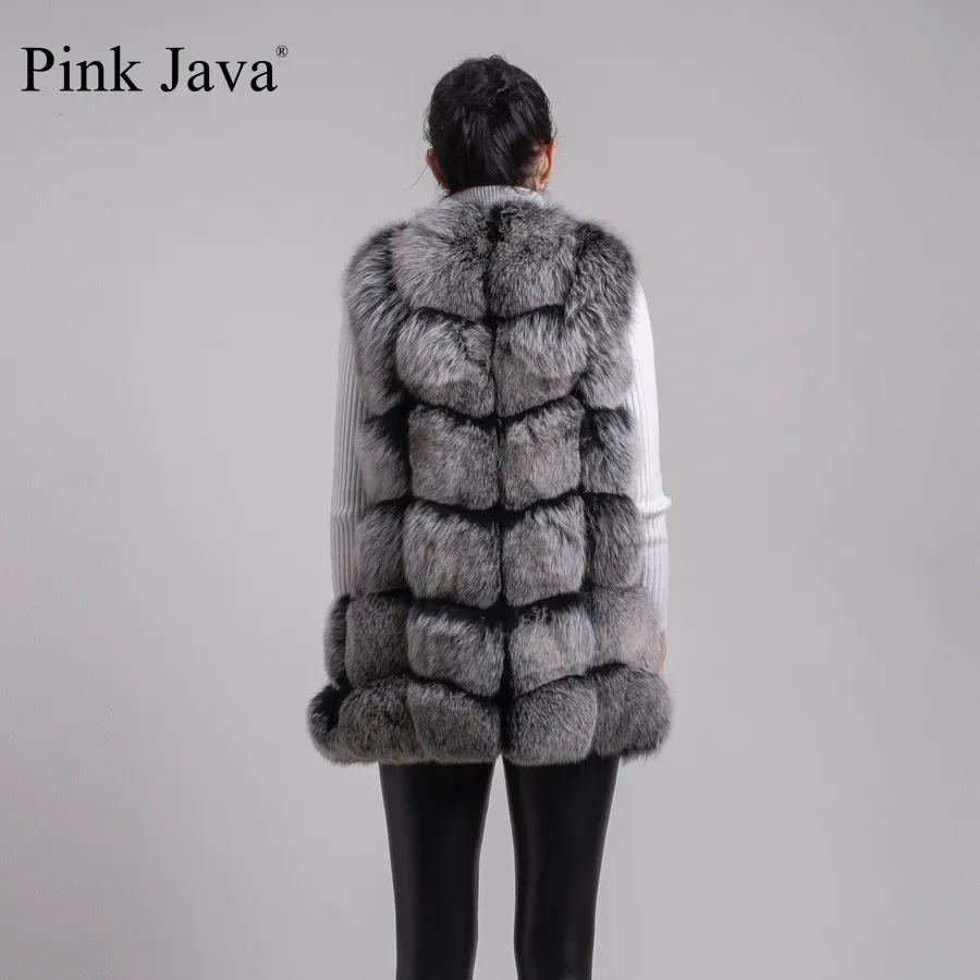 Java rosa 80 mulheres casaco de inverno Real colete de peles natural gilet roupas de moda ganuine casaco de pele jaqueta 201016