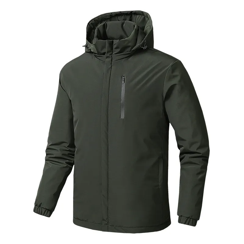 Hommes ouatés veste mâle nouvelle veste d'hiver pour hommes vers le bas veste en coton mince Parkas dames manteau plus taille M-7XL 201023