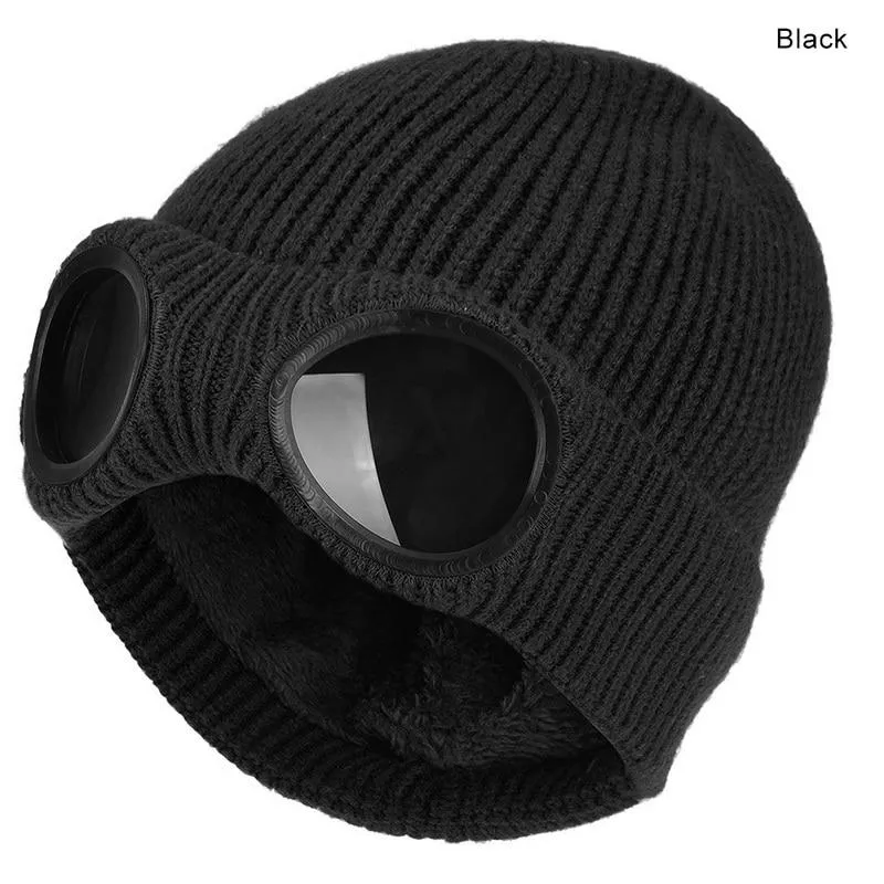 Beanie Skull Caps Men Men Short Cuffed Cuffed Caphedキャップレトロネイビースタイルメガネデザインソリッドカラーマニュアルハットカジュアルスキーフィッシャーマン3038