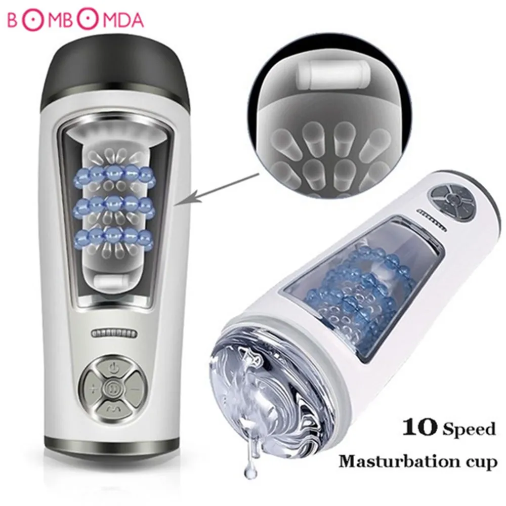 Multi Frequency Auto Suck Vibrator For Men Masturbator Cup Automatic Telescopic Dildo Glans Vibrator Penis Massage Adult Sex Toy (2)