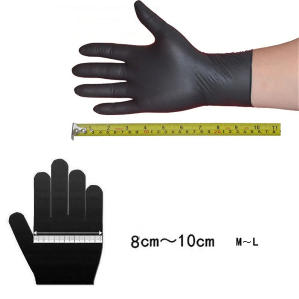 Disposable Gloves Nitrile Rubber Gloves Latex For Home Food Laboratory Cleaning Rubber Gloves Multifunctional Home Tools T200508