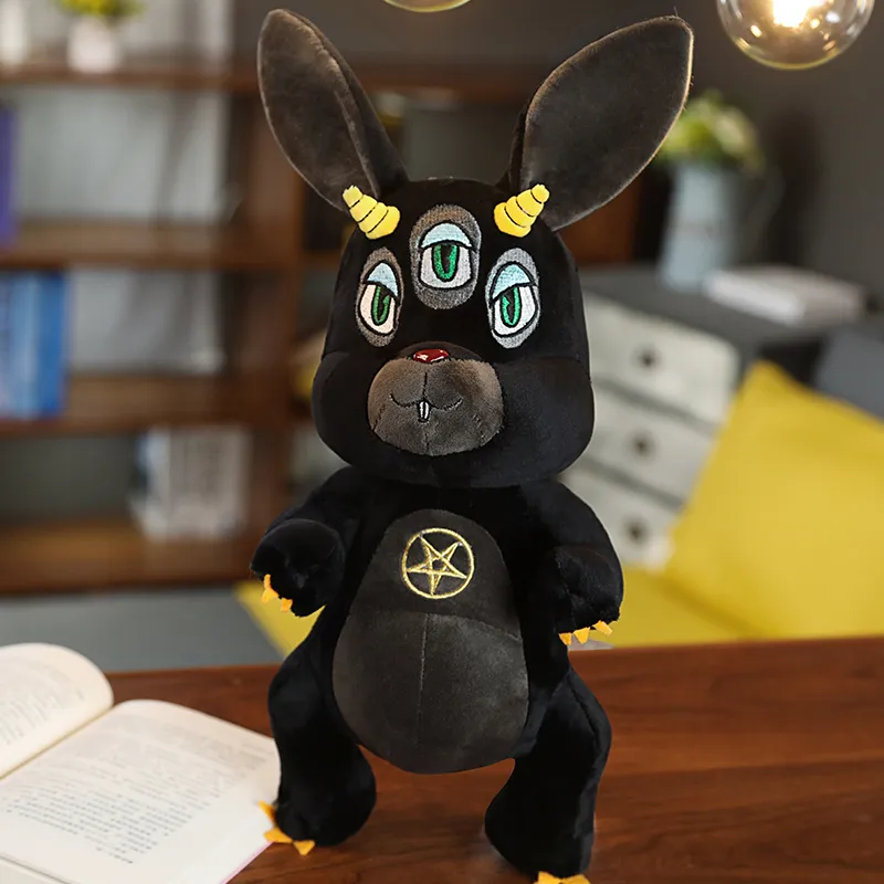 35cm killstar anubis diable poupée noire en peluche unicornrabbibilephantwolfcat toys noirs dône cadeau spécial pour les enfants 205867375