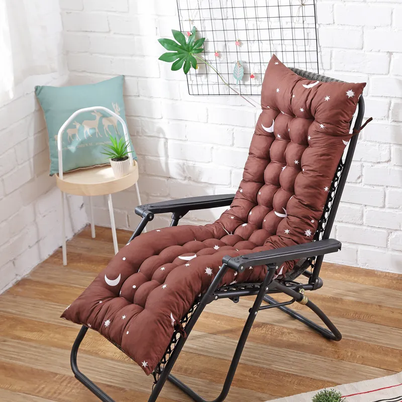 48x155 cm Cuscini sedie a dondolo Lettino lungo Divano reclinabile Cuscino morbido Giardino Multicolor opzionale Y200723245Z
