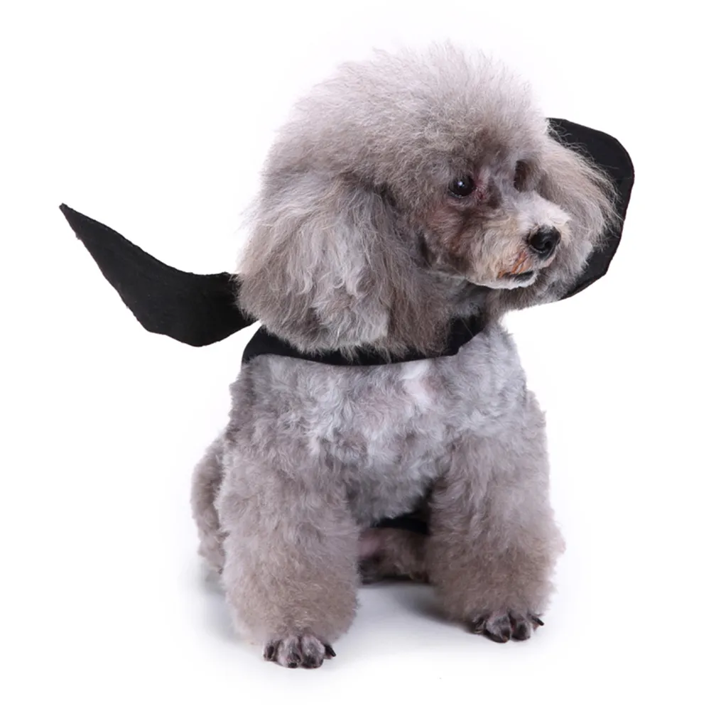 ハロウィーンの素敵なペット犬のアパレルの子犬のバット形のソフトコスプレベスト衣装服