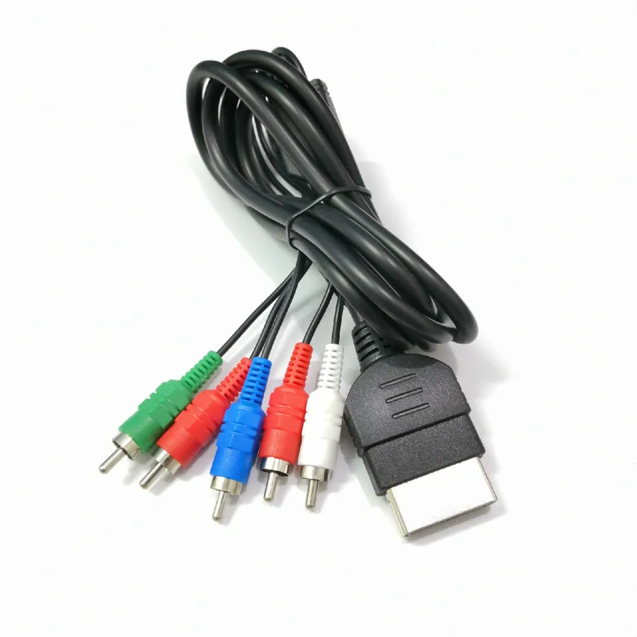 1.8m RCA Stereo Audio Line HD-komponent AV-kabel High Definition TV Connection Cord Wire för original Xbox-konsol
