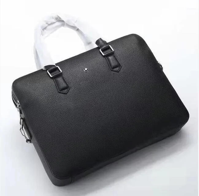 New Brand Briefcase Designer Men Bags Famous brand Mens Shoulder Bag Real Leather Handbag290e