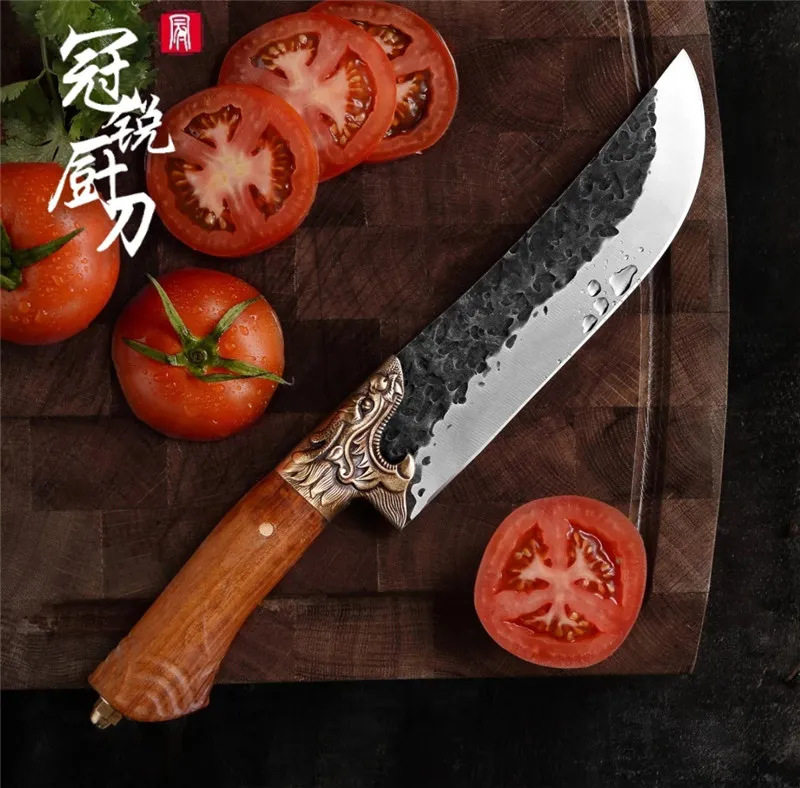 Chef -kok Mes Roestvrij staal Traditionele Chinese Slaught Butcher Tool Keuken Kook BBQ Gadgets Snijden Vlees Groenten5320009