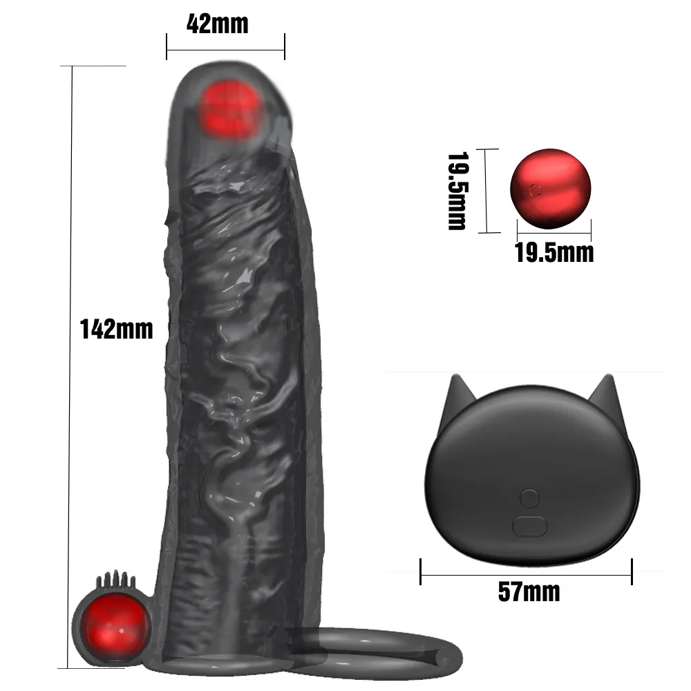 Toys sexy pour les couples Vibrateur à manches pénis avec télécommande Vagin Erotic Shop 18 Goods intimes Conservations Itoys Men2945295