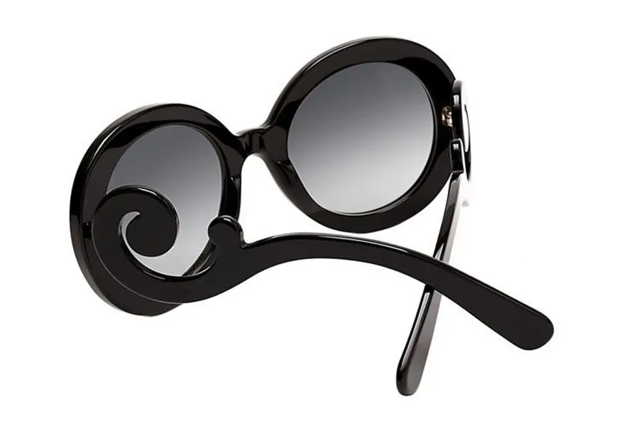 Euroam ретро-винтажные звезды женские 120 солнцезащитные очки uv400 в карамельном стиле, импортированные из Италии, планочные поляризационные очки с градиентом, большие круглые 288 В