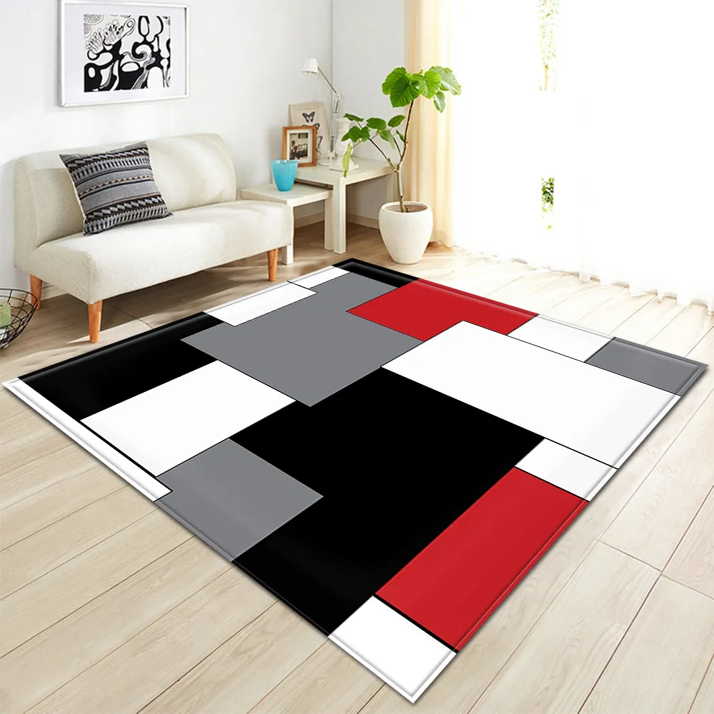 Living Carpet 3D Pattern Children Kids Room Decoration Large Home Hallway floor Rug Bedroom Bedside Mat 201214