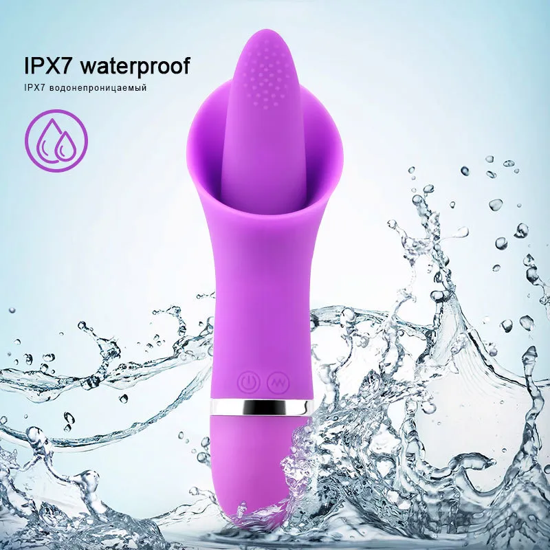 Krachtige Tongmassage Vibrator Likken Gspot Clitoris Stimulator Zuigen Clit Orale Pijpbeurt Vibrators voor Vrouwen Volwassenen Seksspeeltjes LJ23380592